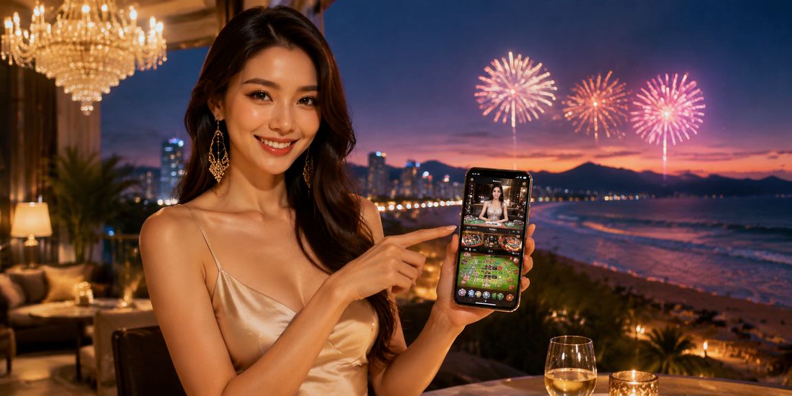 Người chơi tại Đà Nẵng dùng điện thoại di động để nạp tiền và kiểm tra giao dịch